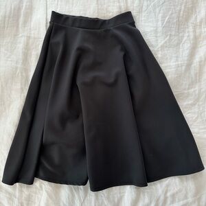 Black Forever 21 retro fit and flare skirt size small